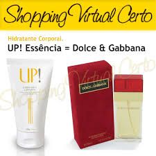 up!16 hidratante corporal fragrância dolce & gabbana